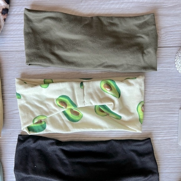NEUTRAL headbands 8 prints colors and scrunchy EUC - Picture 9 of 10